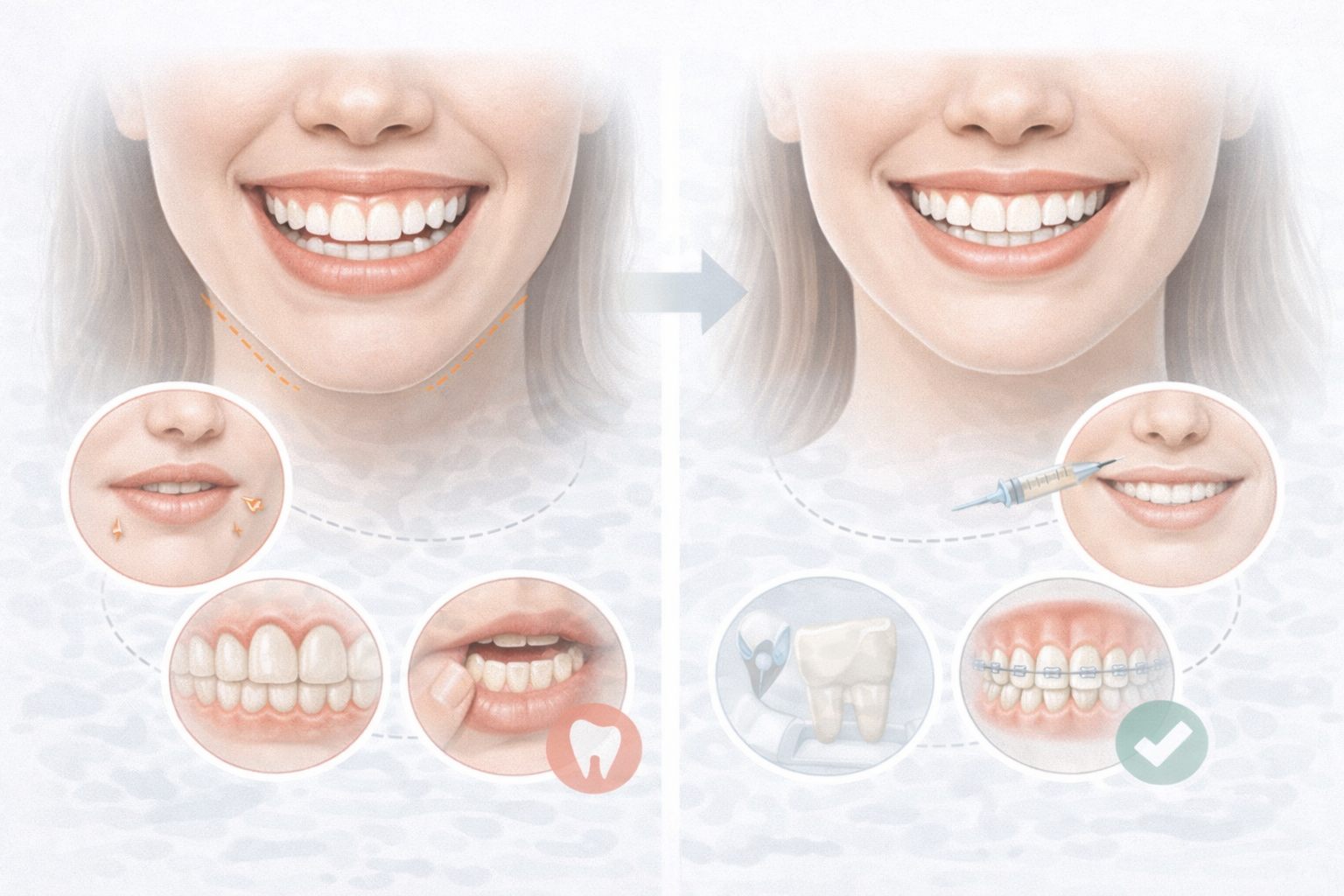 Десневая улыбка — причины и методы лечения