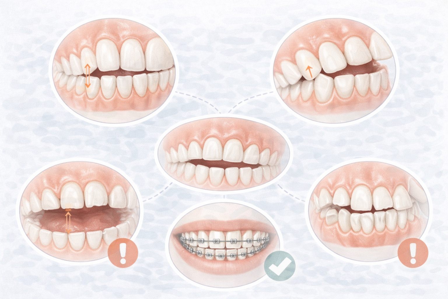 Tipuri de mușcătură incorectă