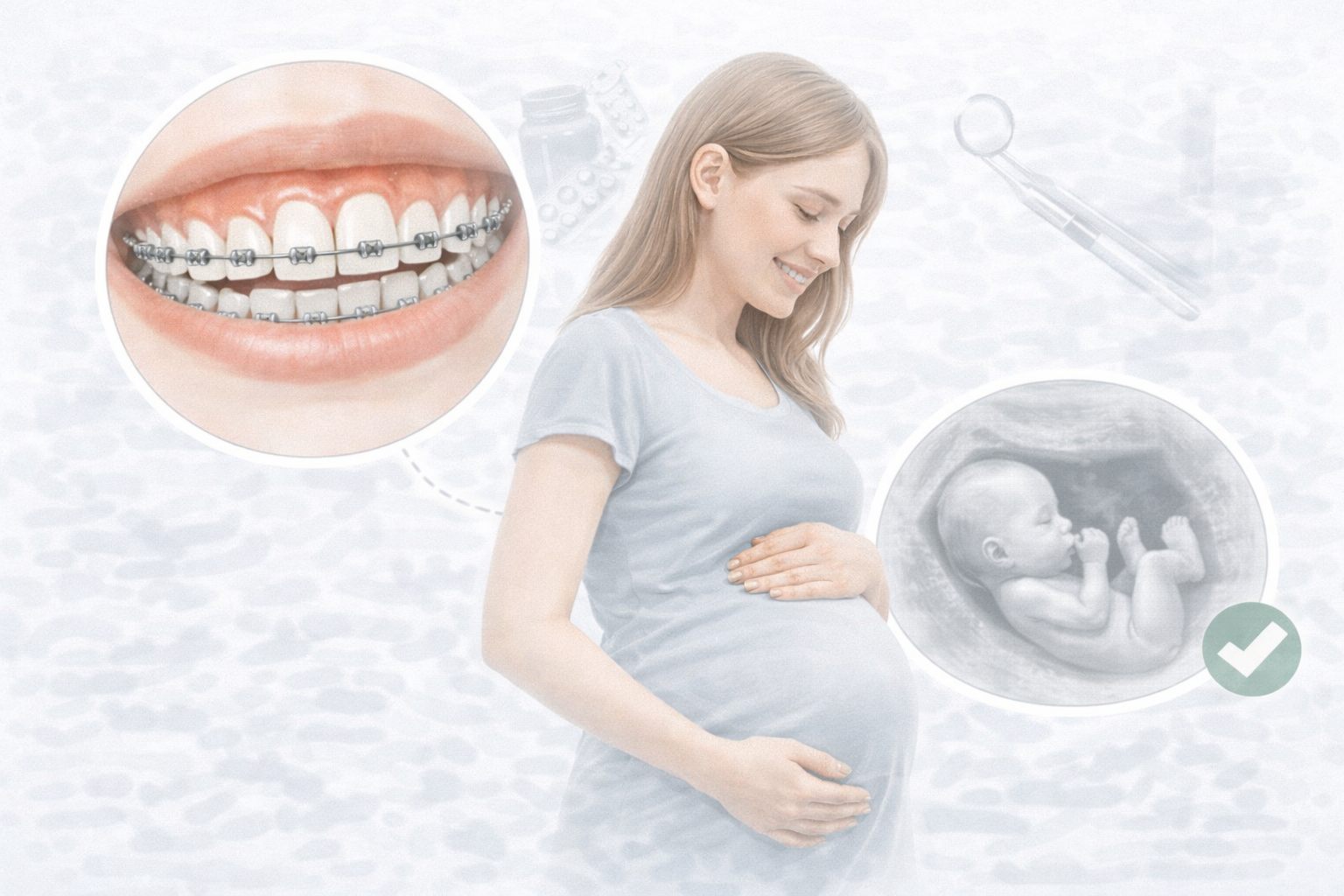 Pot purta braces în timpul sarcinii?