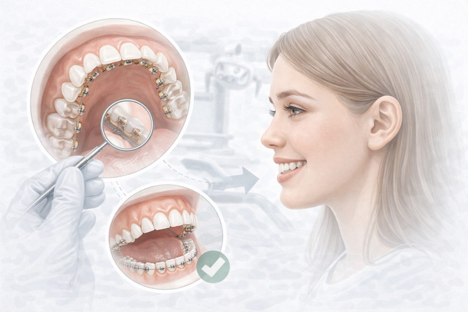 Лингвальные брекеты — невидимые и эффективные